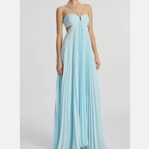 A.L.C. Murat Satin Long-Sleeved Wrap Dress